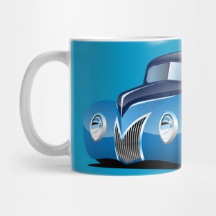 30's American Street Rod Custom Coupe Cartoon Mug